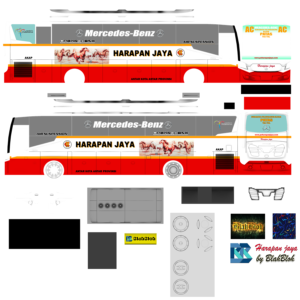 Livery BUSSID SCORPION X BY BSW EDIT WSP Harjay