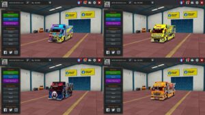 Livery BUSSID Truck Mitsubishi Fuso Canter by BMI