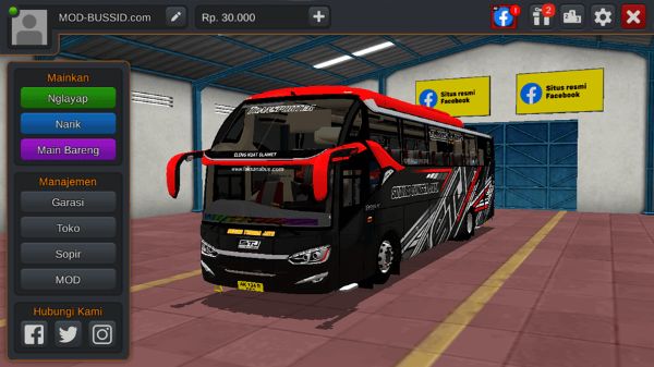 MOD BUSSID SR2 Facelift HD Prime by MD Creation