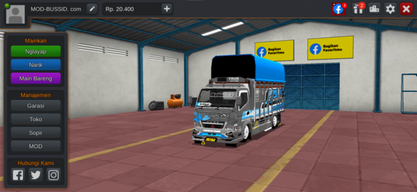 MOD BUSSID Truck Canter V2 Varian A, B, C, D by Mukhlas