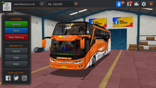 MOD Bus Jetbus 3+ SHD Sudiro Tungga Jaya Air Suspension by MD Creation