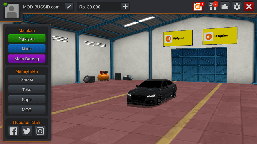 MOD BUSSID Mobil Audi RS7