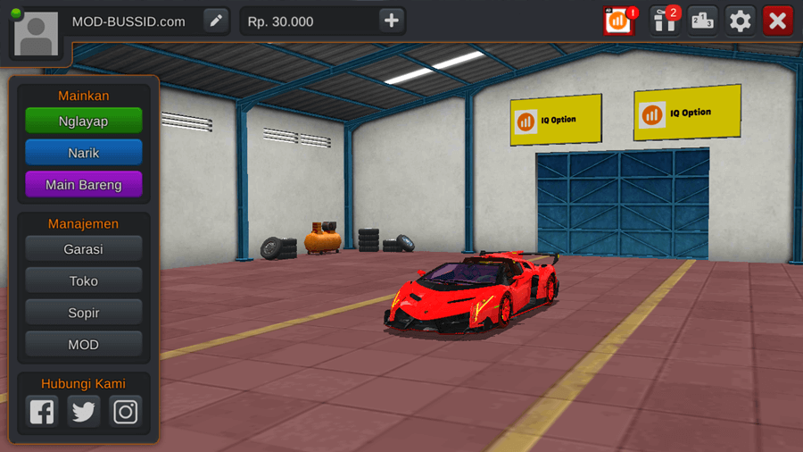 MOD BUSSID Mobil Lamborghini Veneno