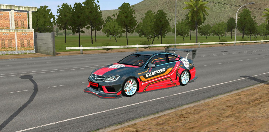 MOD BUSSID Mobil Mercedes-Benz AMG Racing Edition