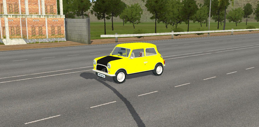 MOD BUSSID Mobil Mini Cooper Mr. Bean