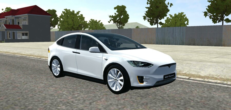 MOD BUSSID Mobil Tesla Model X