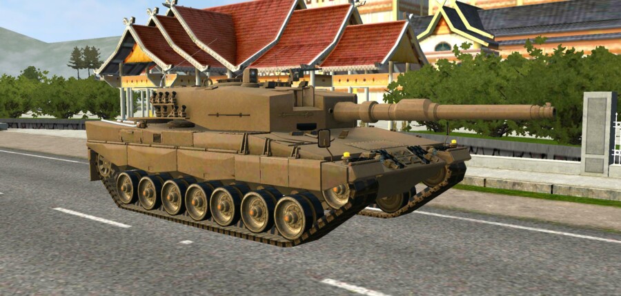 MOD BUSSID Tank Leopard