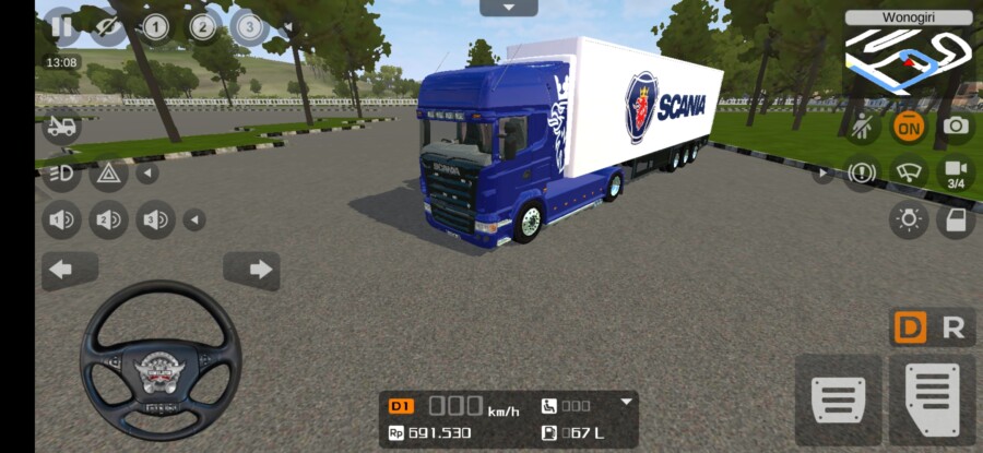 Truck Container Scania