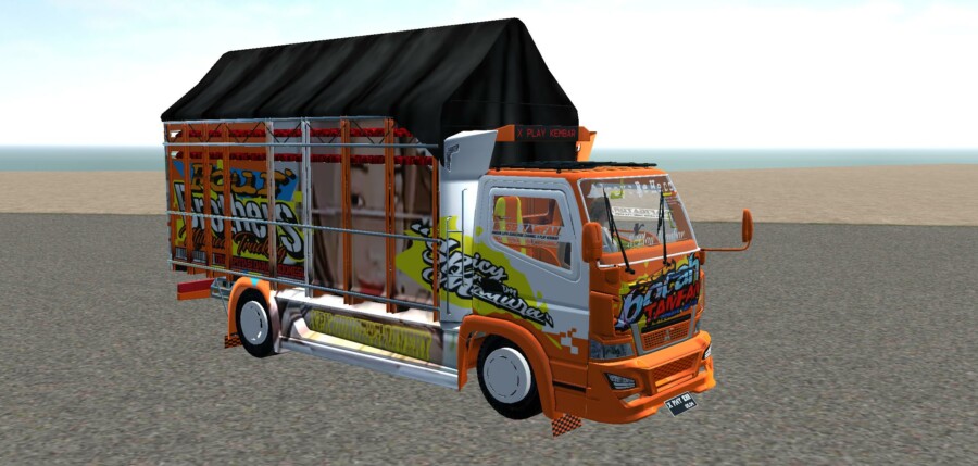 MOD BUSSID Truck Canter New Bocah Tamfan