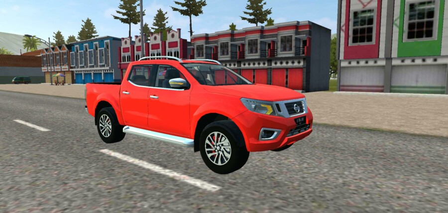 MOD BUSSID Mobil Nissan Frontier 2017