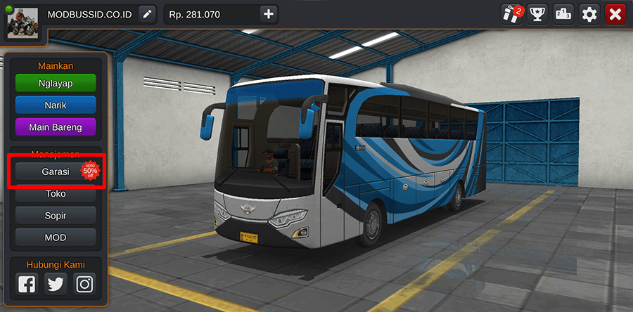 Garasi Bus Simulator Indonesia