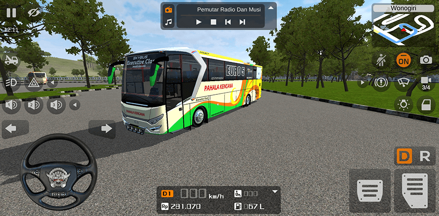 Livery Sudah diterapkan pada game Bus Simulator Indonesia