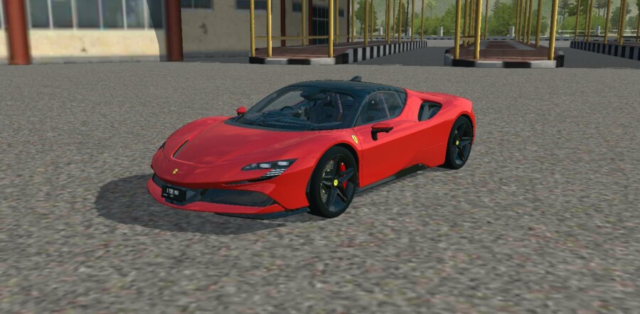 MOD BUSSID Mobil Ferrari SF90 Stradale