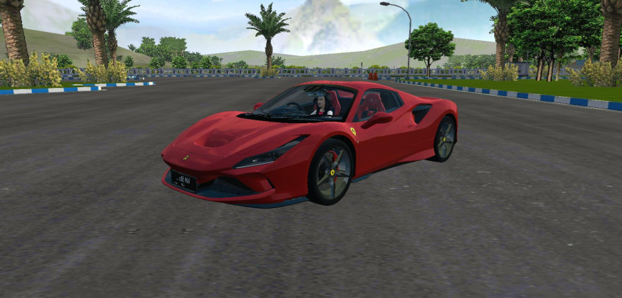 MOD BUSSID Mobil Ferrari F8 Spider 2020