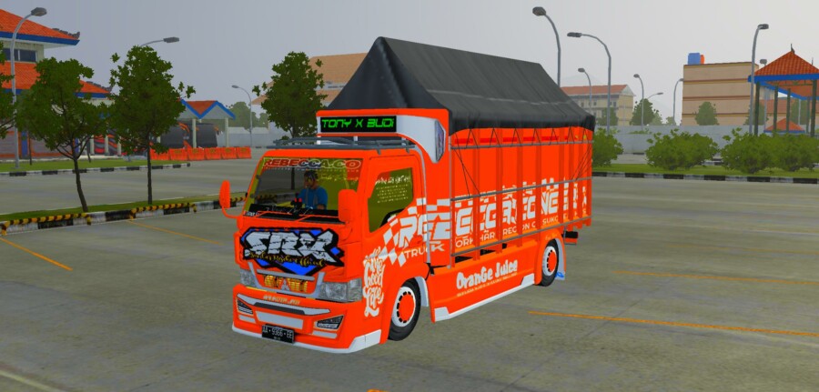 MOD BUSSID Truck Canter SRX by Budesign
