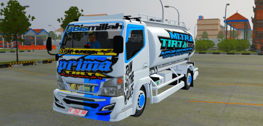 MOD BUSSID Truck Canter Tangki by Budesign