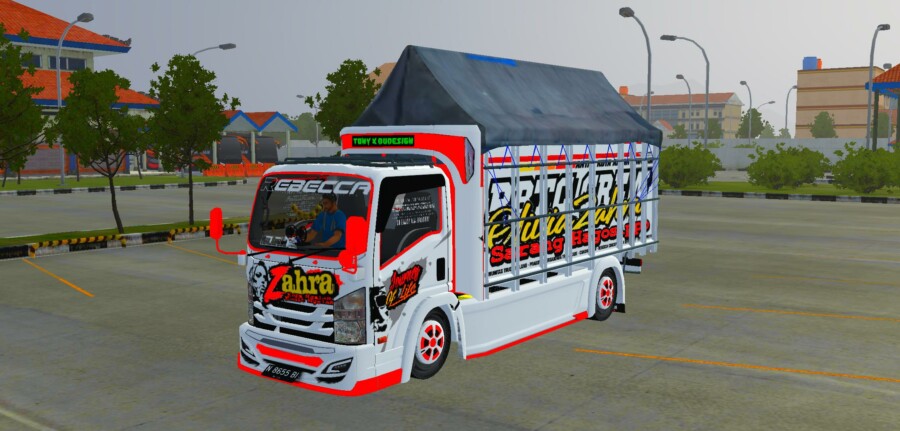 MOD BUSSID Truck NMR71 Zahra By Budesign
