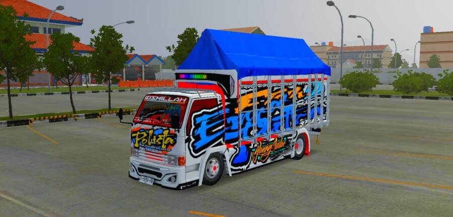 Download MOD BUSSID Truck Ragasa V4 by Budesign
