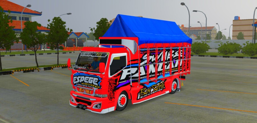 MOD BUSSID Truck Canter Custom 12 by Budesign